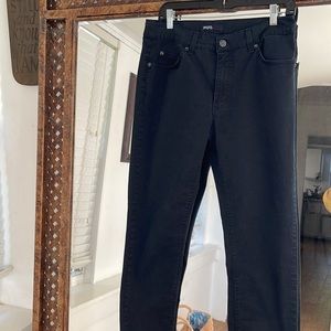 BLack ANGELHigh Waisted  Made in Italy 100% cotton Jeans
